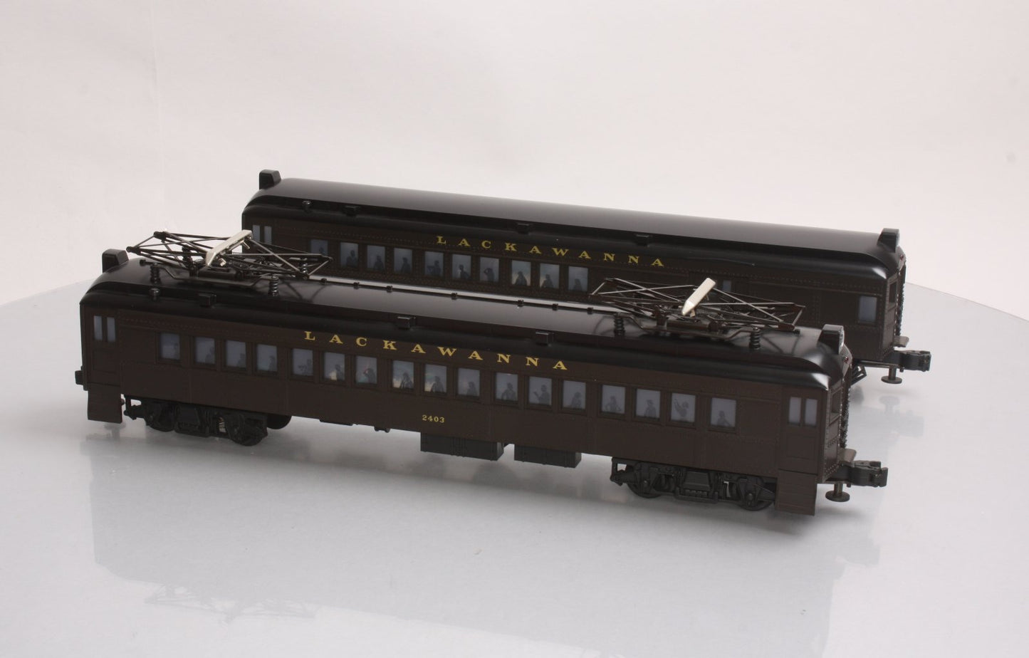 Lionel 6-18305 O Gauge Lackawanna Non-Powered Multiple-Unit Commuter Car Set LN/Box