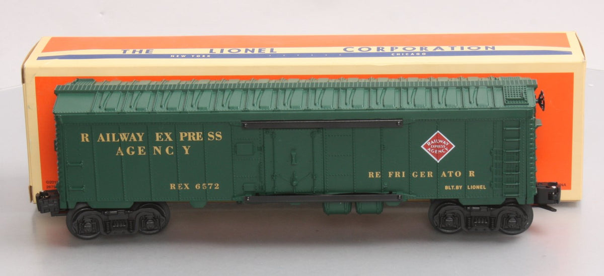Lionel 6-6572 O-Gauge REA Refrigerator Car #6572 (Reproduction) LN/Box