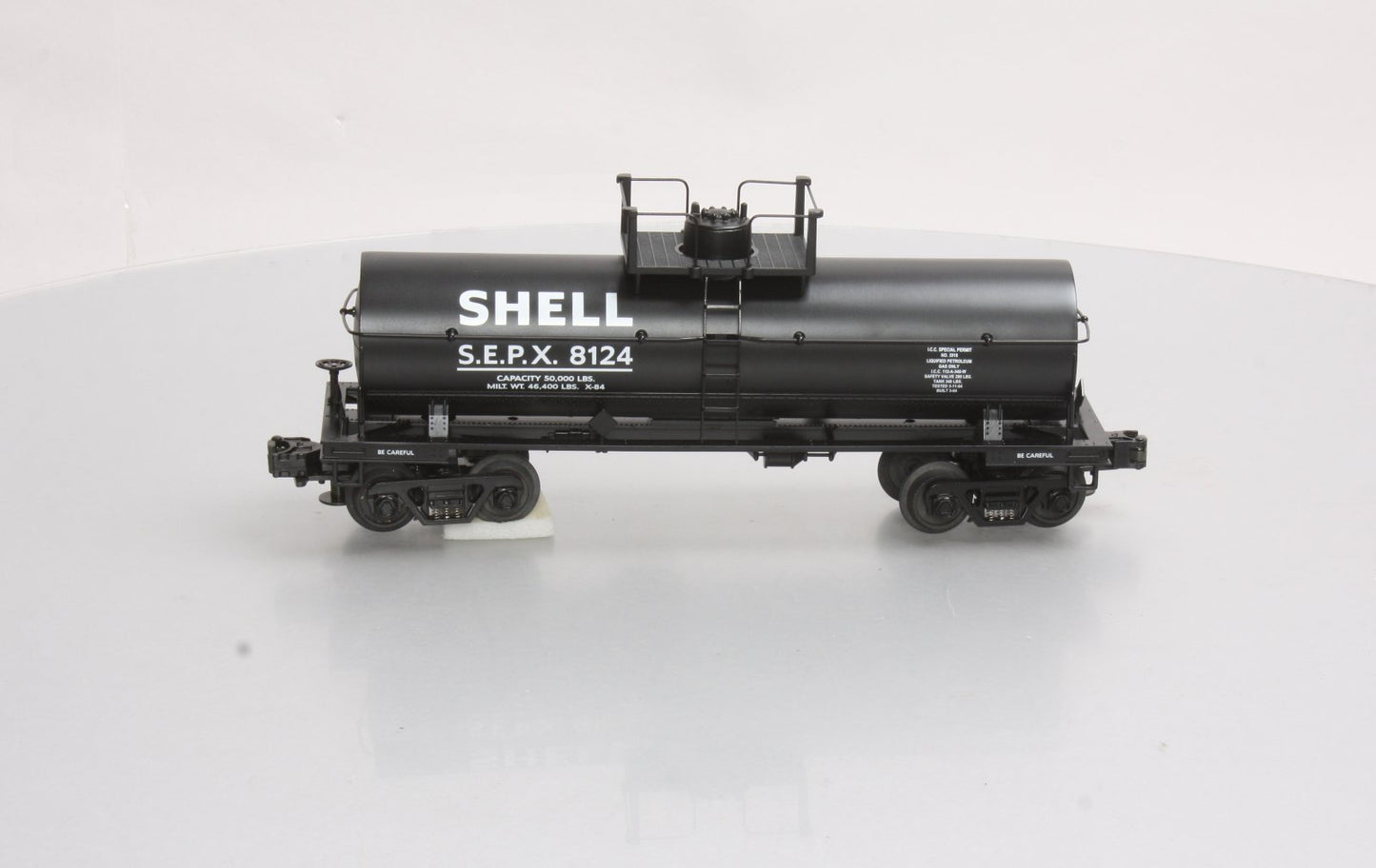 MTH 30-8101 O Gauge Shell Die-Cast Single Dome Tank Car #8124 LN/Box