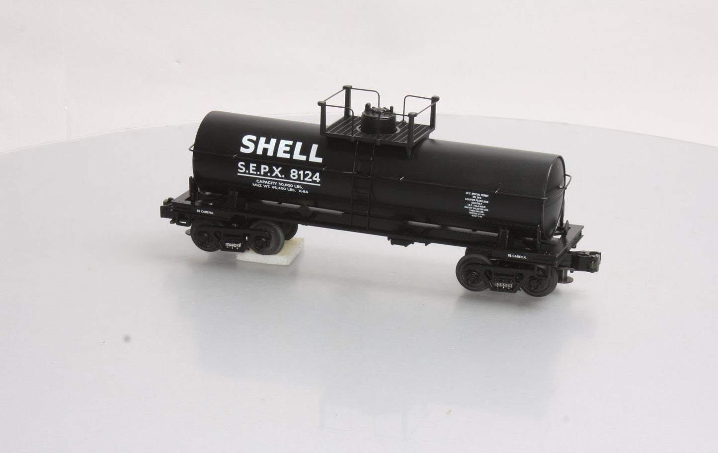MTH 30-8101 O Gauge Shell Die-Cast Single Dome Tank Car #8124 LN/Box