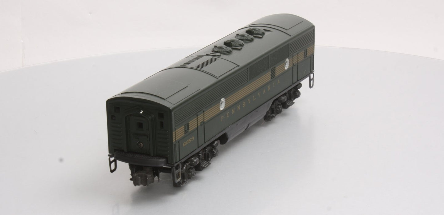 Lionel 6-8059 Pennsylvania Green F3 B-Unit Non-Powered Diesel Engine #8059 LN/Box