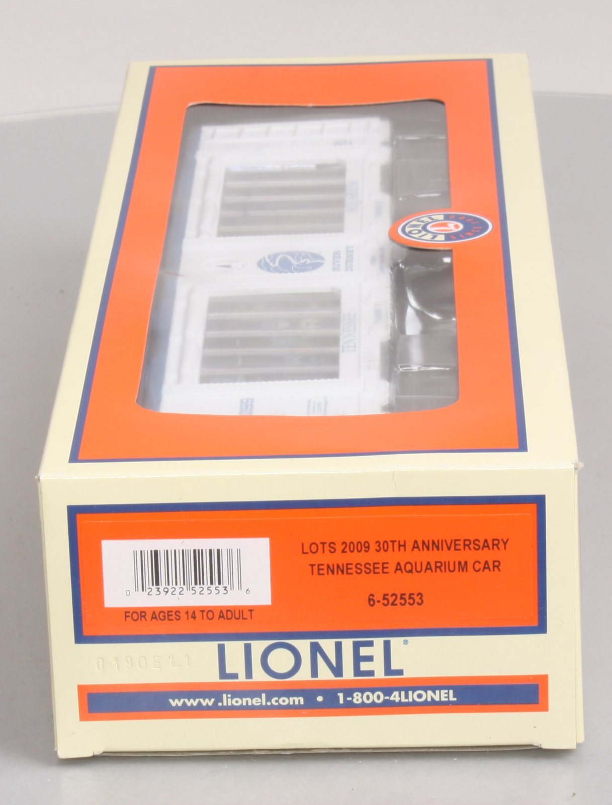 Lionel 6-52553 O LOTS-2009 30th Anniversary Tennessee Aquarium Car #30099 LN/Box