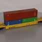 Right-of-Way 54528 O TTX Stack Car w/Intermodal Containers EX/Box