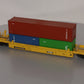 Right-of-Way 54528 O TTX Stack Car w/Intermodal Containers EX/Box