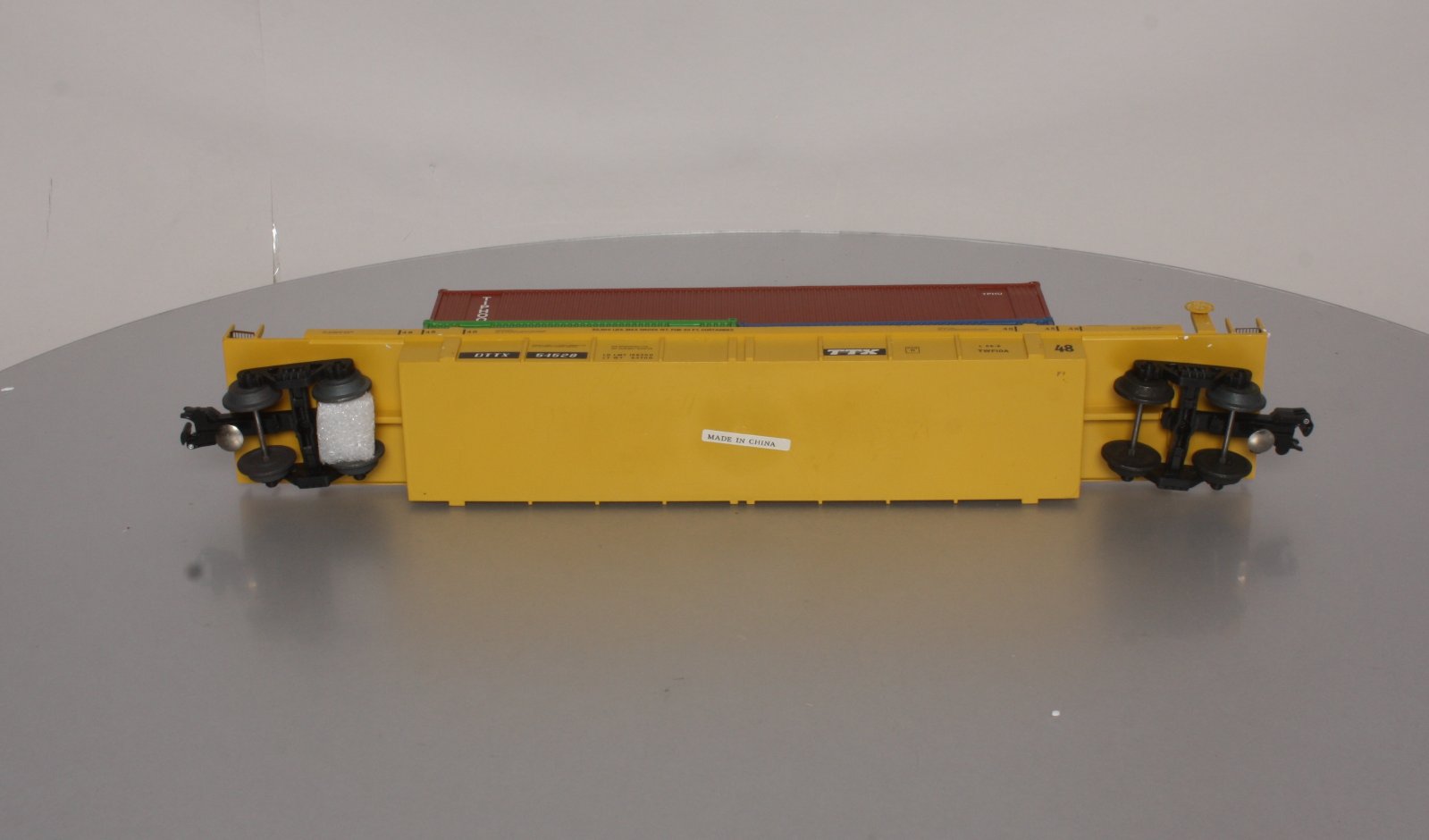 Right-of-Way 54528 O TTX Stack Car w/Intermodal Containers EX/Box