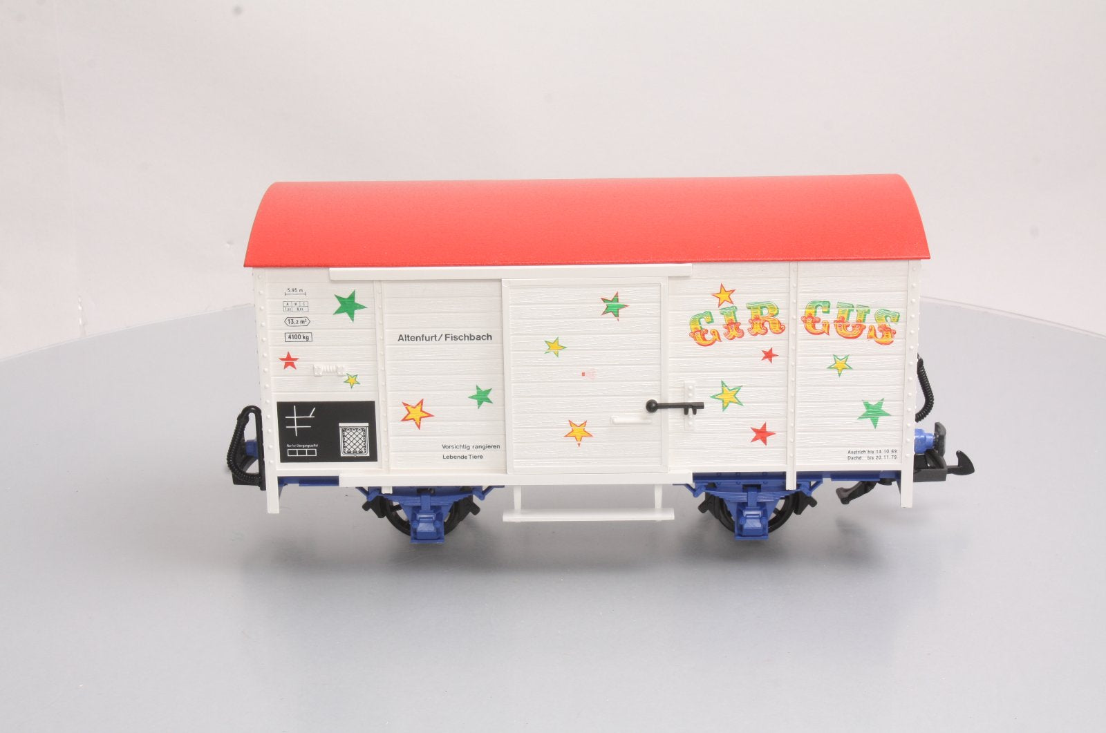 LGB 4136S G Scale Circus Sound Car with Sound LN/Box