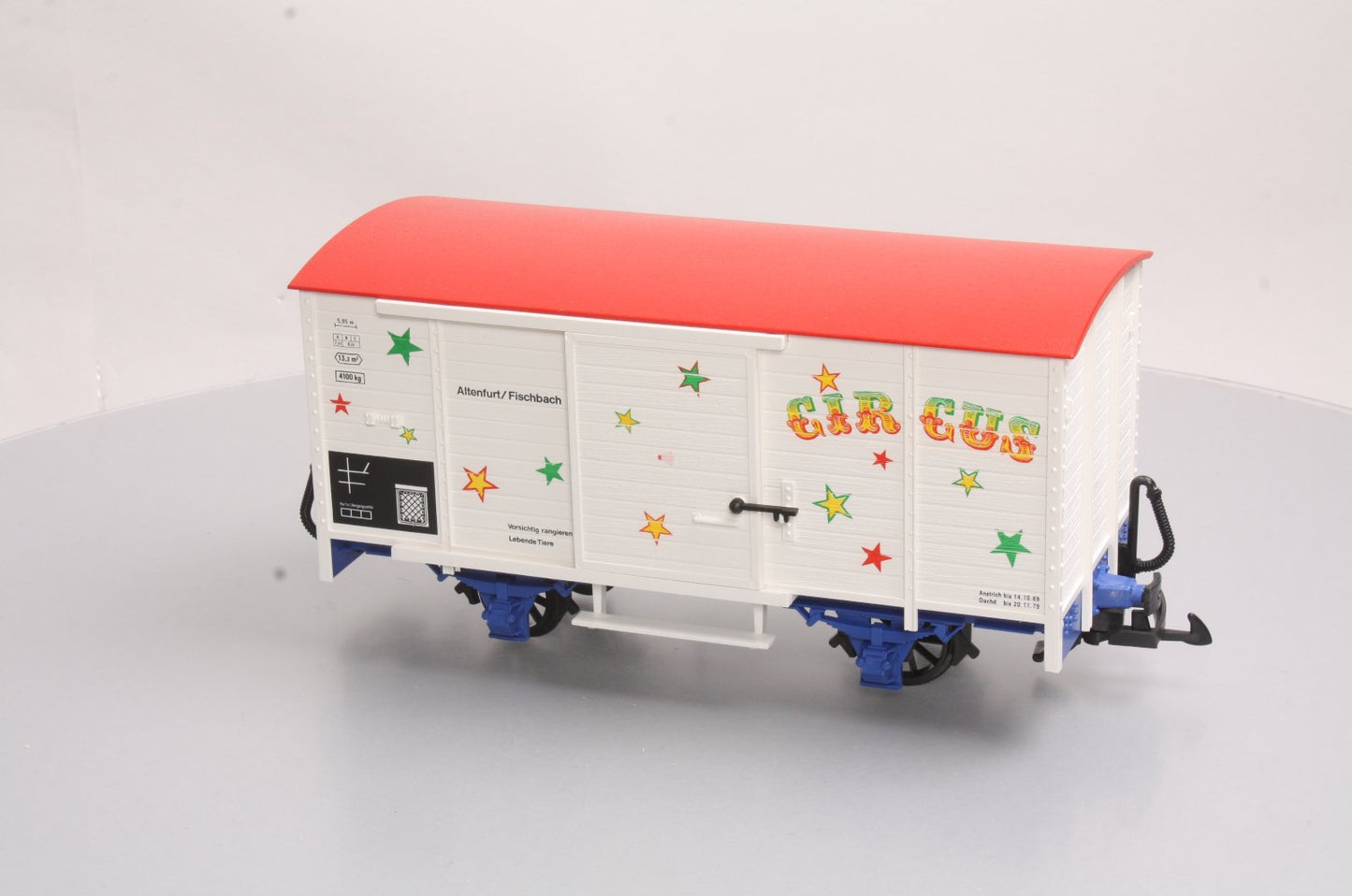 LGB 4136S G Scale Circus Sound Car with Sound LN/Box
