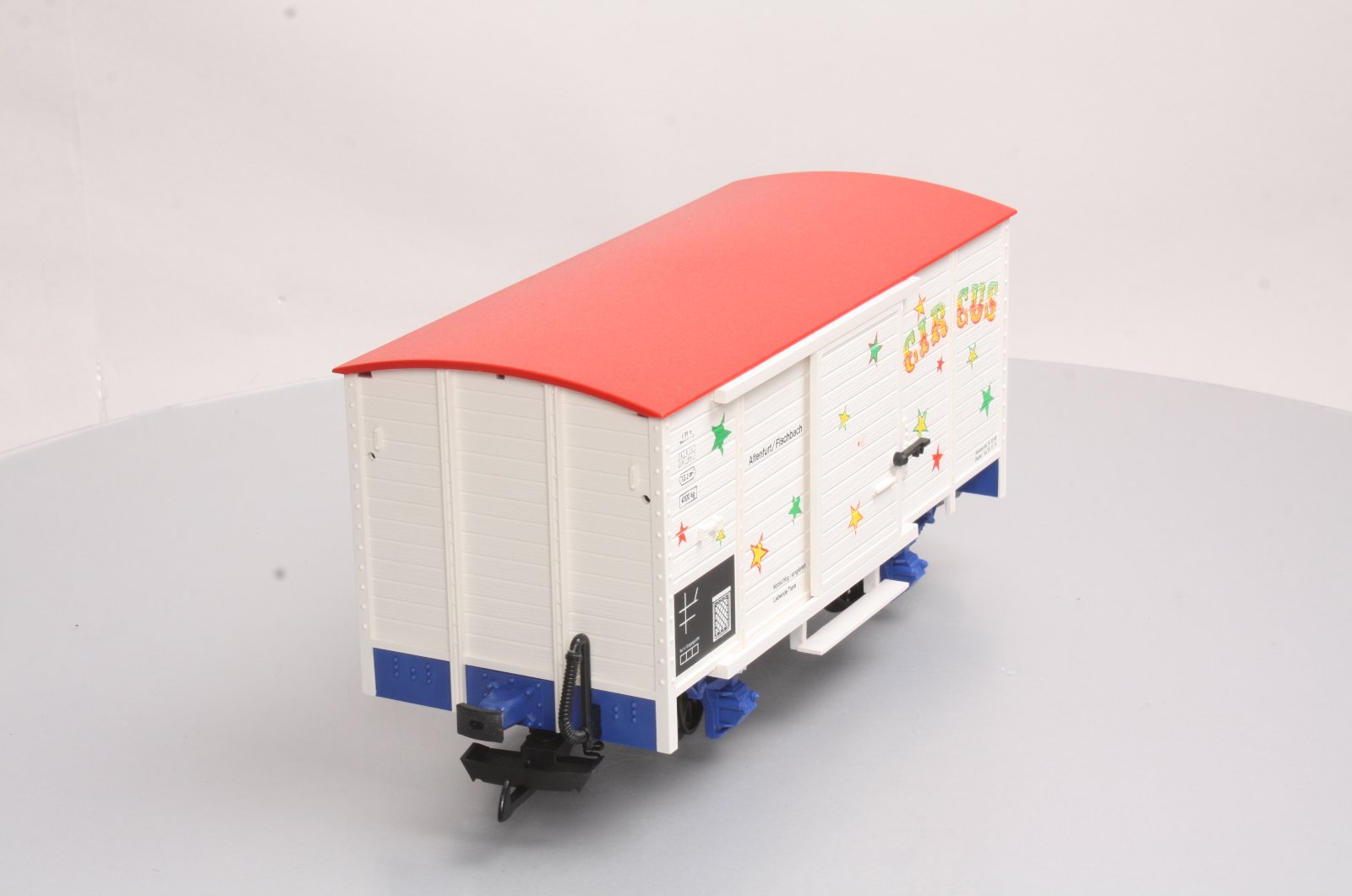 LGB 4136S G Scale Circus Sound Car with Sound LN/Box