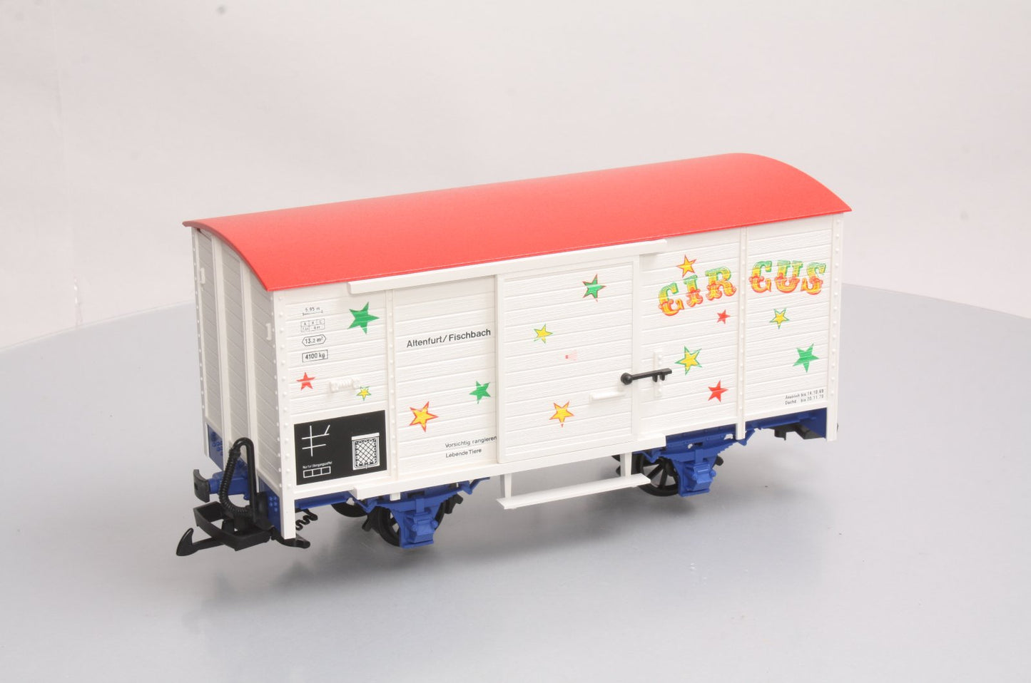 LGB 4136S G Scale Circus Sound Car with Sound LN/Box