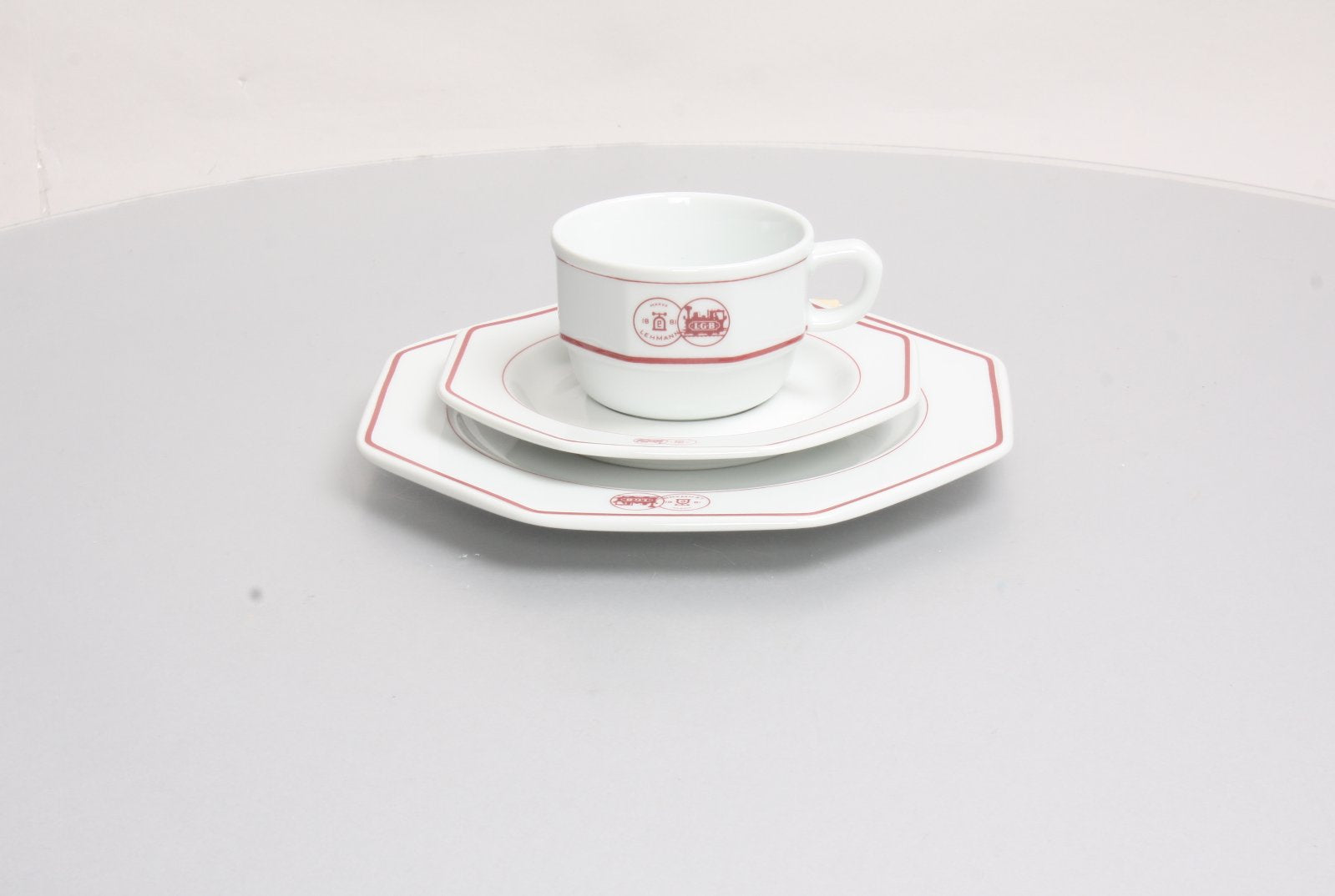 LGB 1 Gedeck 3-Teilig-1 Chinaware Tree Piece Setting G Scale