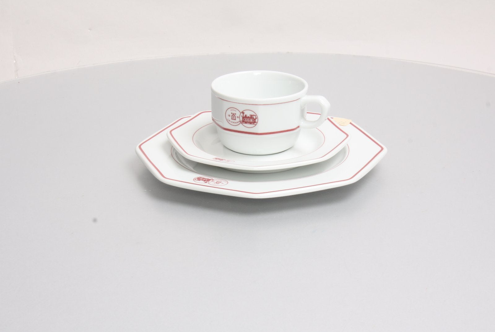 LGB 1 Gedeck 3-Teilig-1 Chinaware Tree Piece Setting G Scale