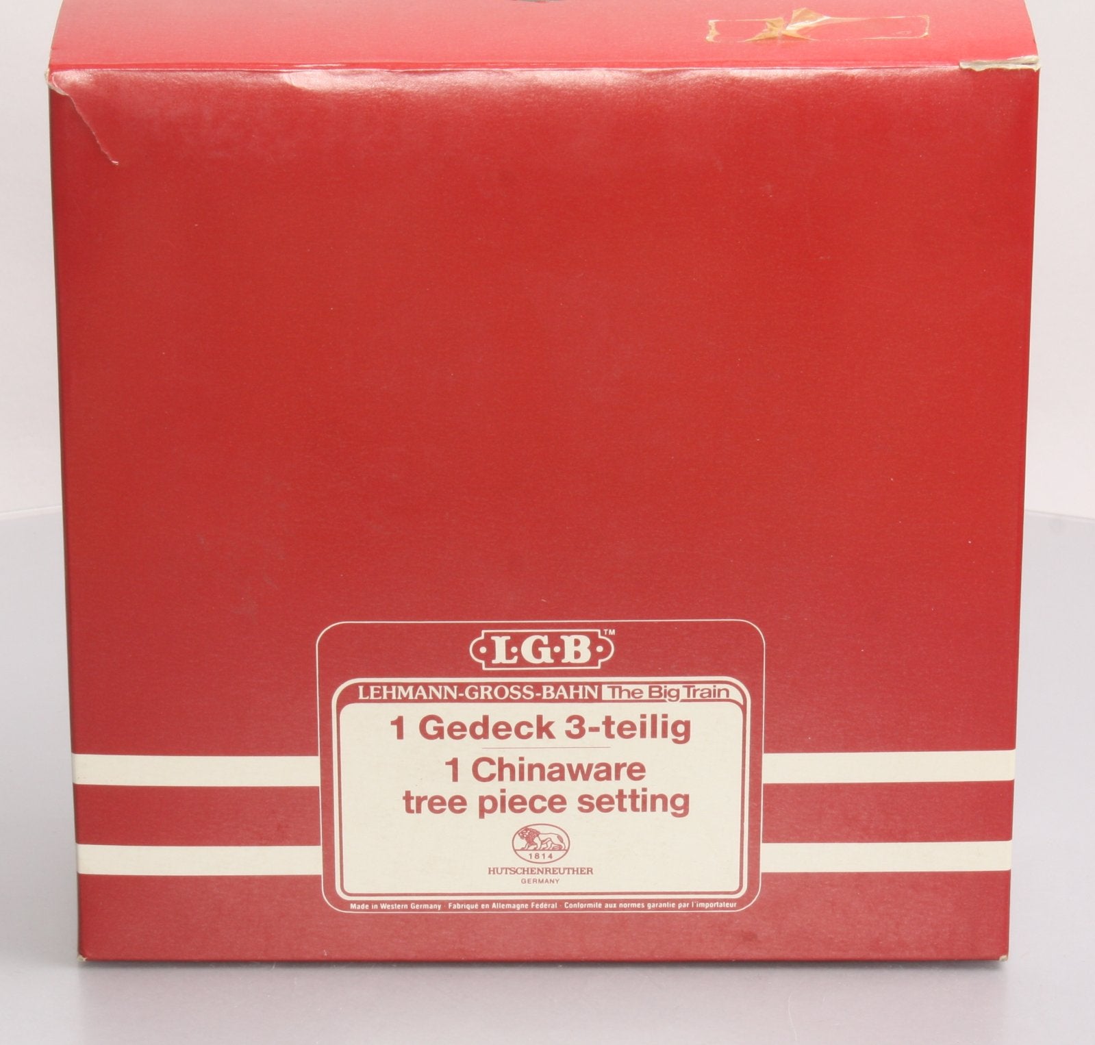 LGB 1 Gedeck 3-Teilig-1 Chinaware Tree Piece Setting G Scale
