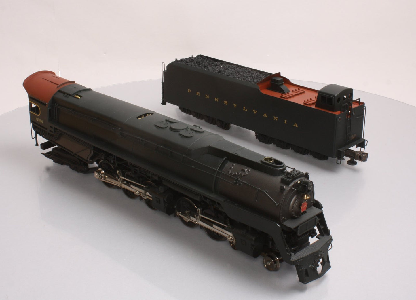 3rd Rail 6184 O BRASS PRR 4-4-6-4 Q-2 Steam Engine & Tender #6184 EX/Box