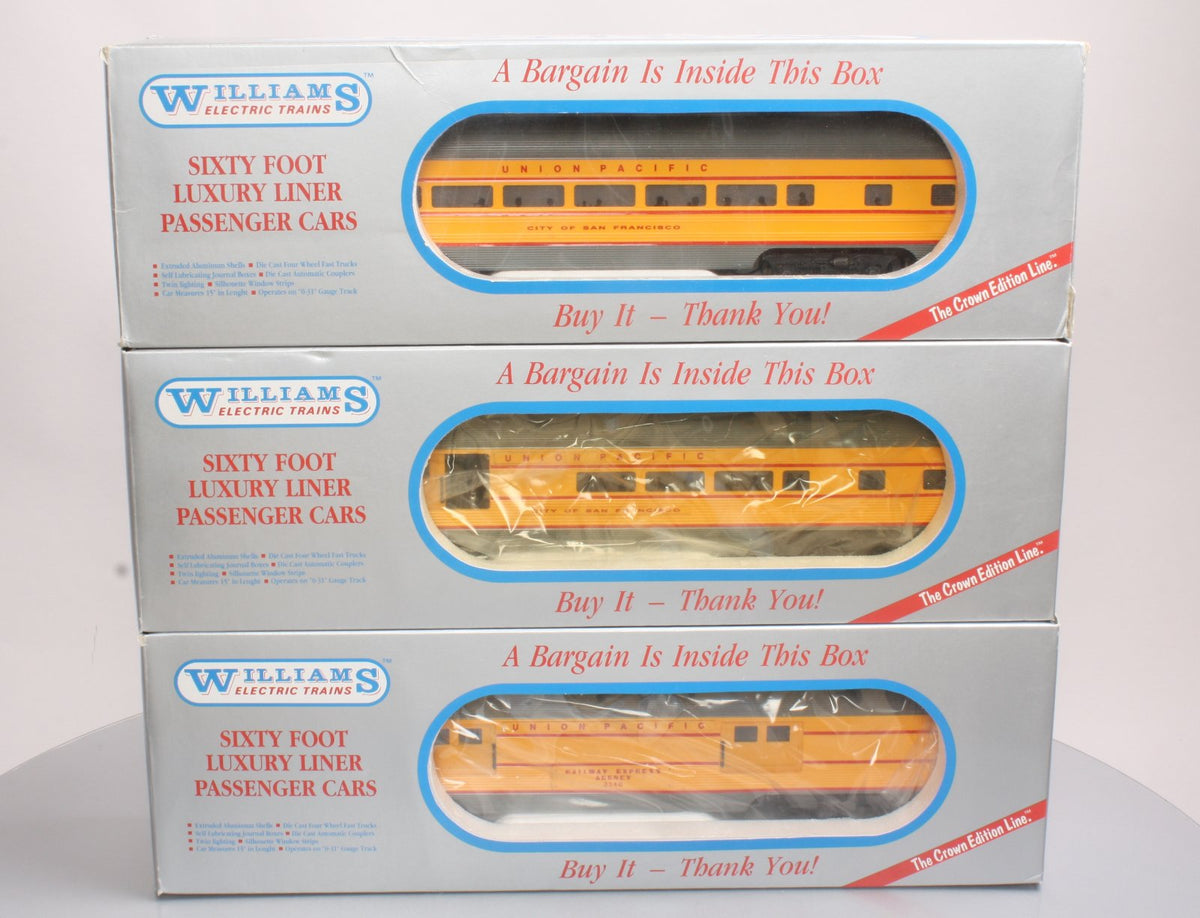 Williams LL613 Union Pacfic "City of San Francisco" 60' Luxury Liner 6-Car Set LN/Box