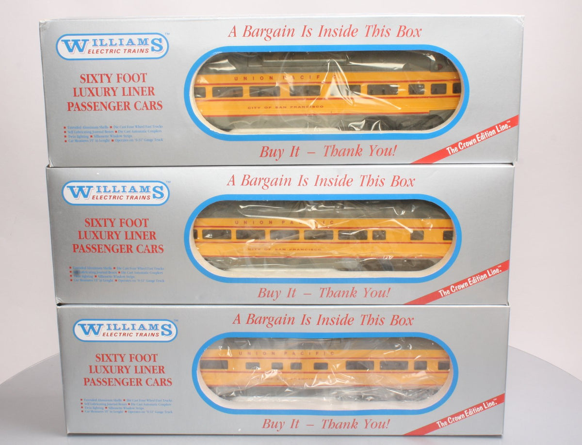 Williams LL613 Union Pacfic "City of San Francisco" 60' Luxury Liner 6-Car Set LN/Box