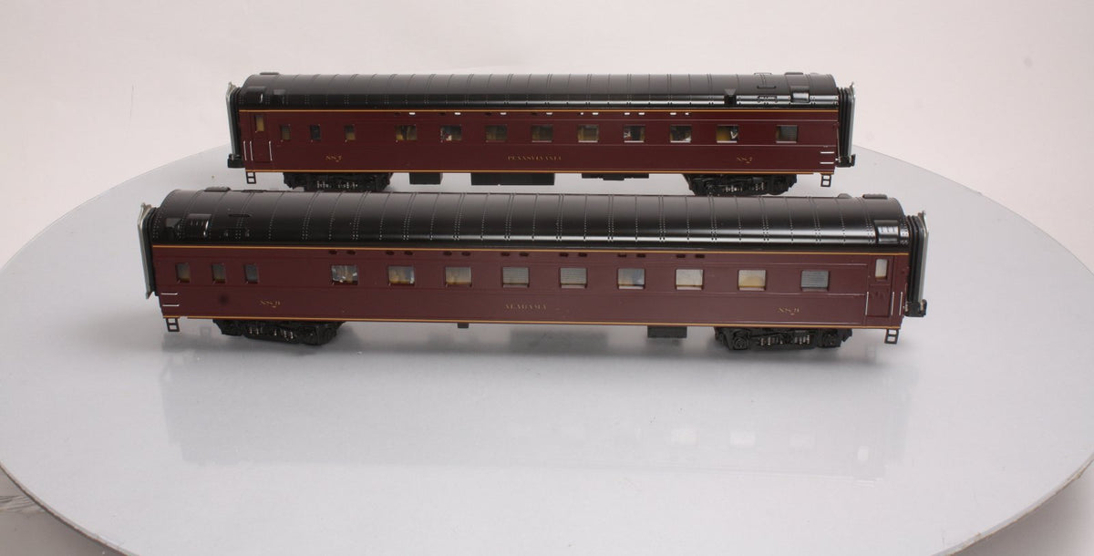 MTH 20-80007I O Gauge Norfolk Southern 70' Sleeper/Sleeper 2-Car Passenger Set LN/Box