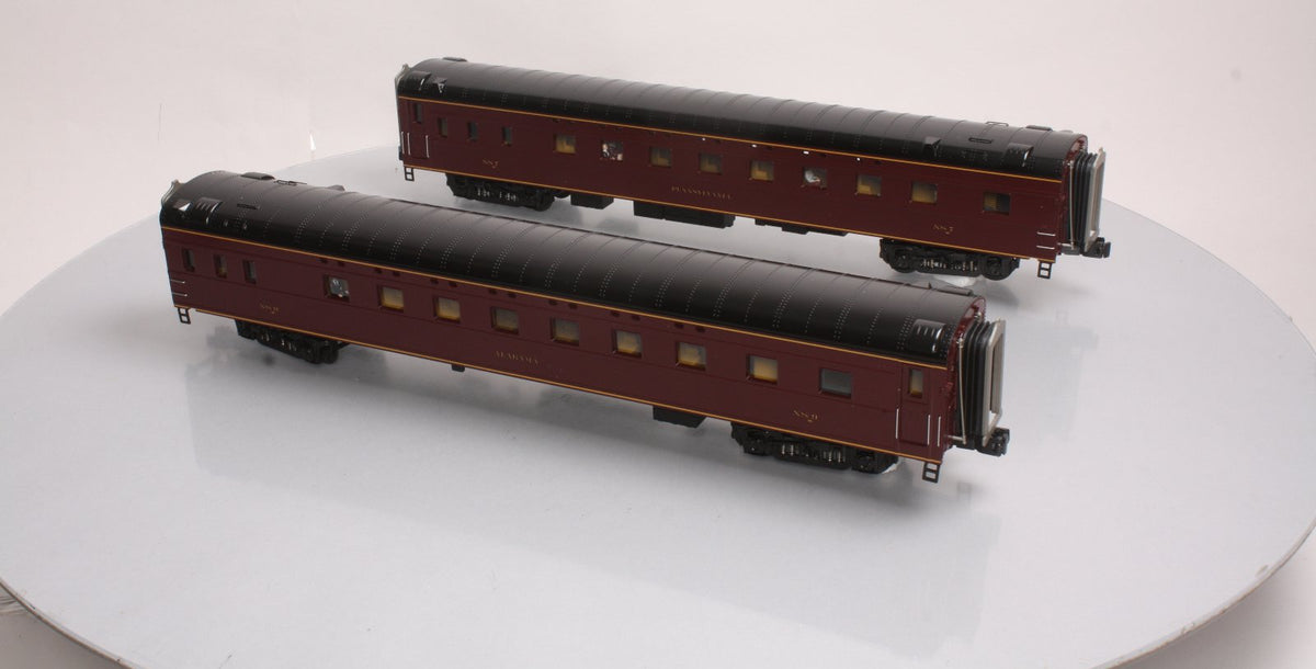 MTH 20-80007I O Gauge Norfolk Southern 70' Sleeper/Sleeper 2-Car Passenger Set LN/Box