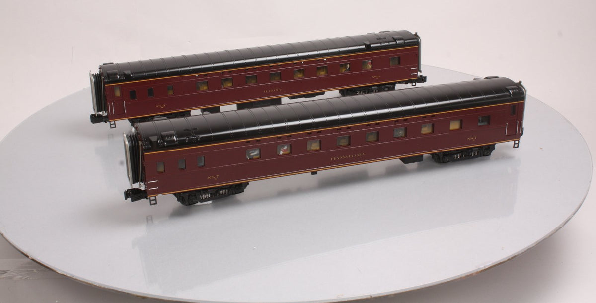MTH 20-80007I O Gauge Norfolk Southern 70' Sleeper/Sleeper 2-Car Passenger Set LN/Box