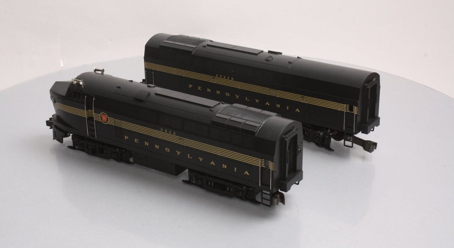 Weaver 2022 O PRR Baldwin Sharknose A/B Diesel Loco Set #2022/2022B -3 Rail LN/Box