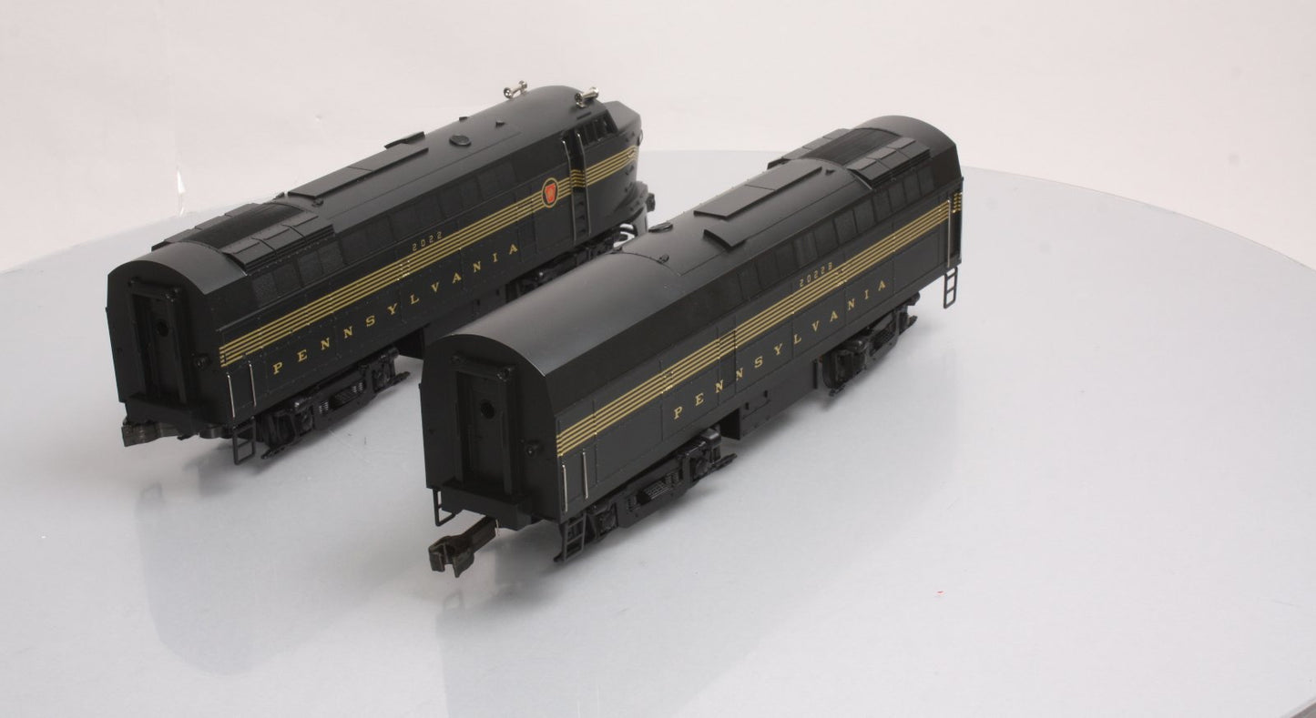 Weaver 2022 O PRR Baldwin Sharknose A/B Diesel Loco Set #2022/2022B -3 Rail LN/Box