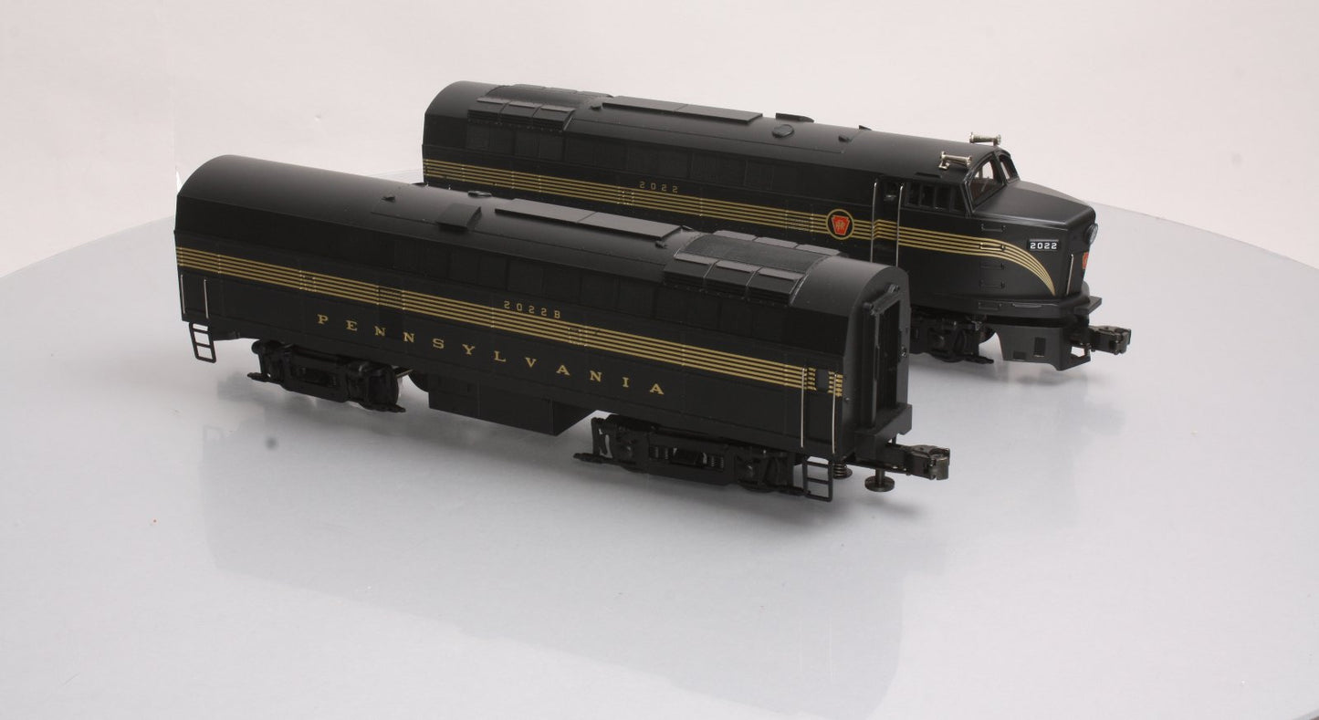 Weaver 2022 O PRR Baldwin Sharknose A/B Diesel Loco Set #2022/2022B -3 Rail LN/Box