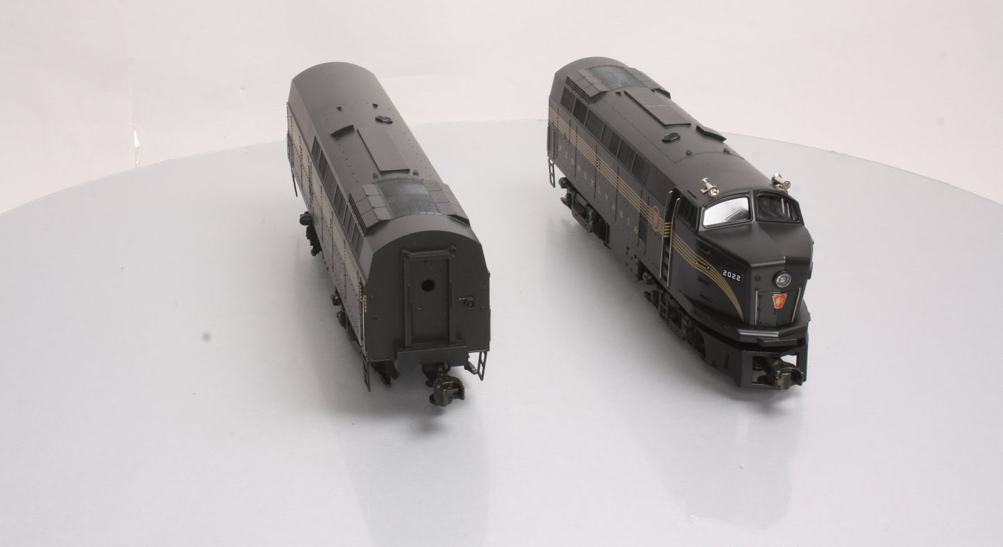 Weaver 2022 O PRR Baldwin Sharknose A/B Diesel Loco Set #2022/2022B -3 Rail LN/Box