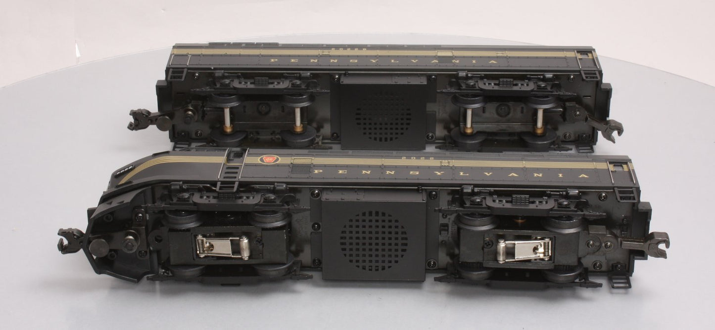 Weaver 2022 O PRR Baldwin Sharknose A/B Diesel Loco Set #2022/2022B -3 Rail LN/Box