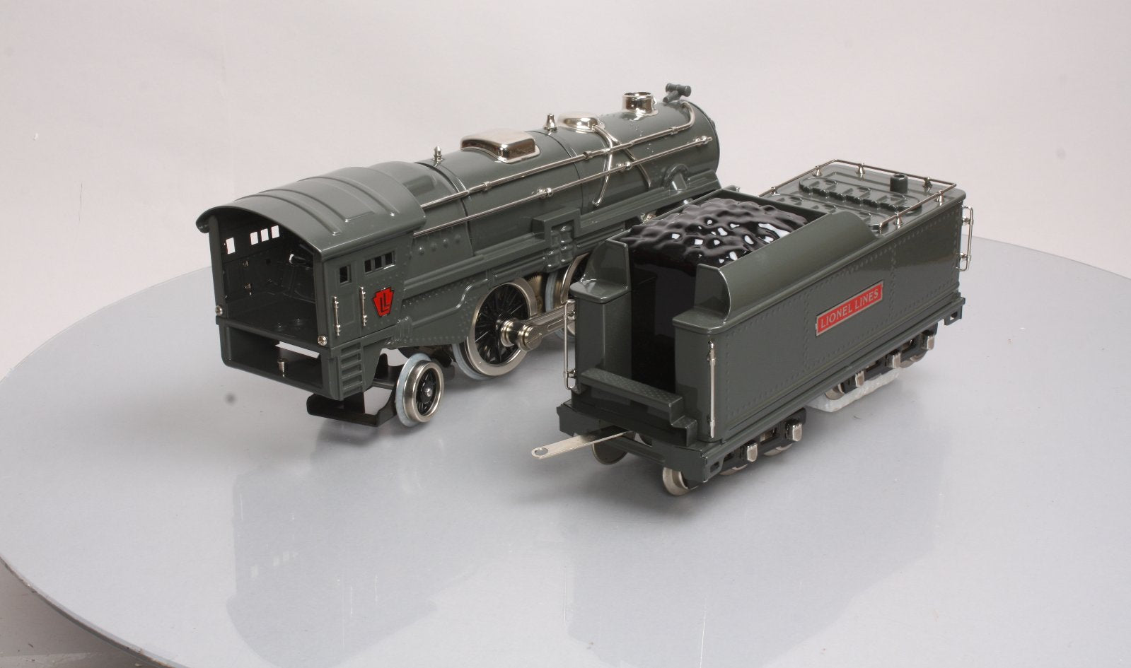 MTH 11-1016-1 Standard Gauge Pennsylvania Steam Engine w/Nickel Trim #392E w/PS2 NIB