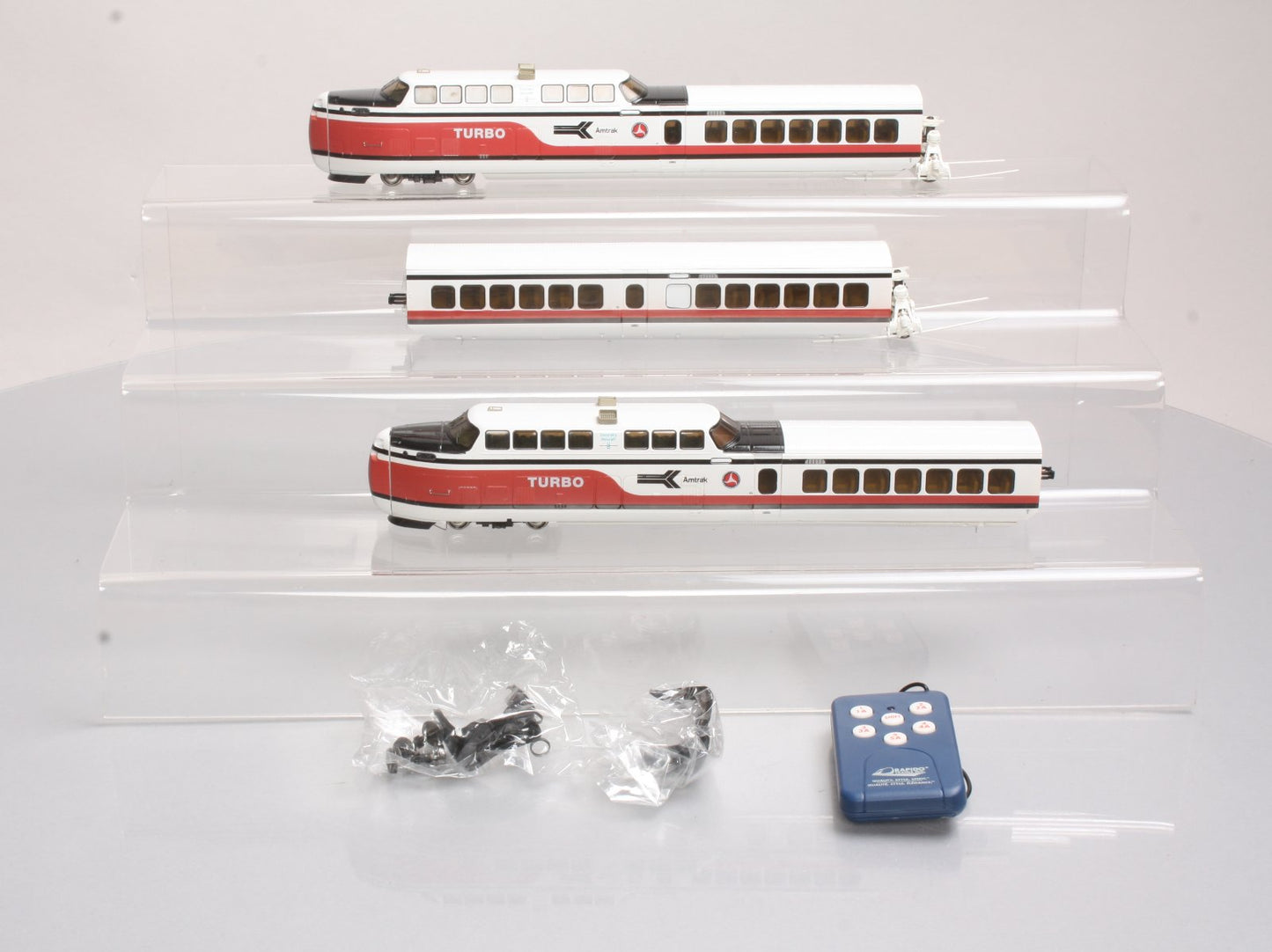 Rapido Trains 200003 HO Scale Amtrak TurboTrain Early Diesel Passenger Train Set
