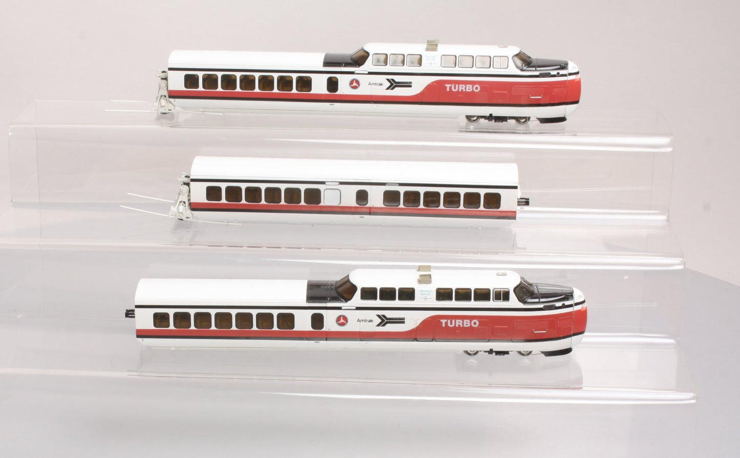Rapido Trains 200003 HO Scale Amtrak TurboTrain Early Diesel Passenger Train Set