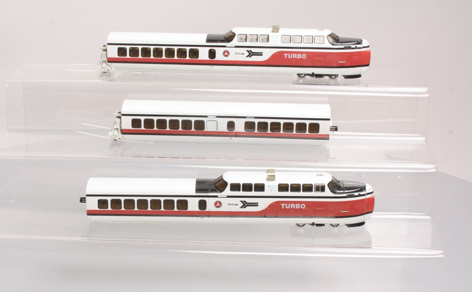 Rapido Trains 200003 HO Scale Amtrak TurboTrain Early Diesel Passenger Train Set