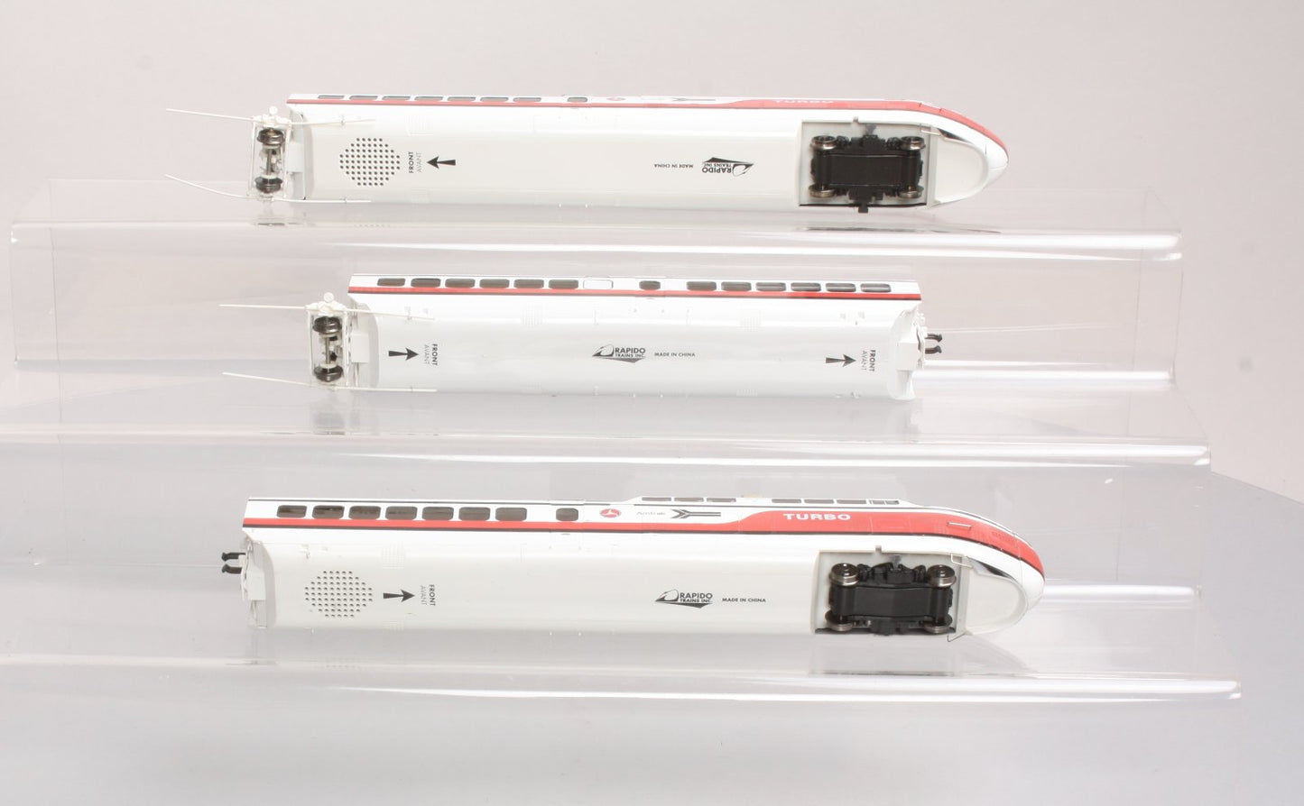 Rapido Trains 200003 HO Scale Amtrak TurboTrain Early Diesel Passenger Train Set