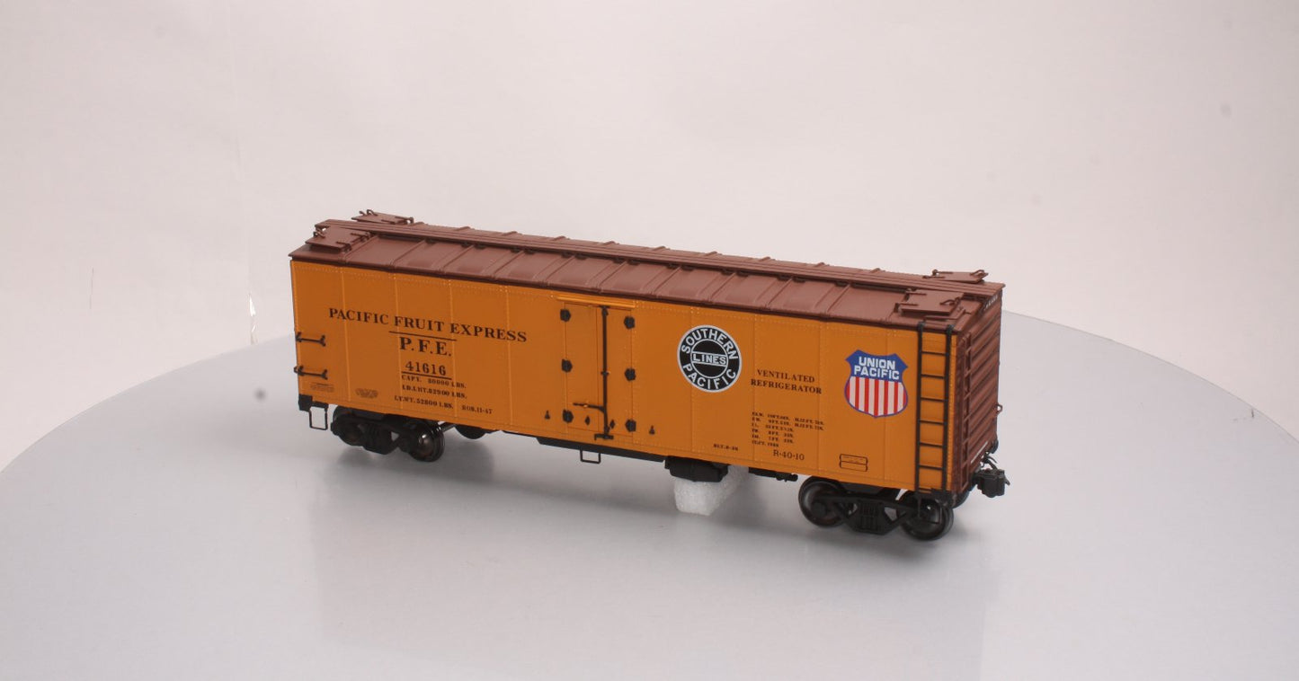 AMS AM32-503 G Scale Narrow Gauge PFE Double Herald Refrigerator Car #41616 EX/Box