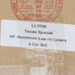 Williams LL1036AO O  Texas Special Aluminum Luxury Liners 4 Passenger Car Set LN/Box