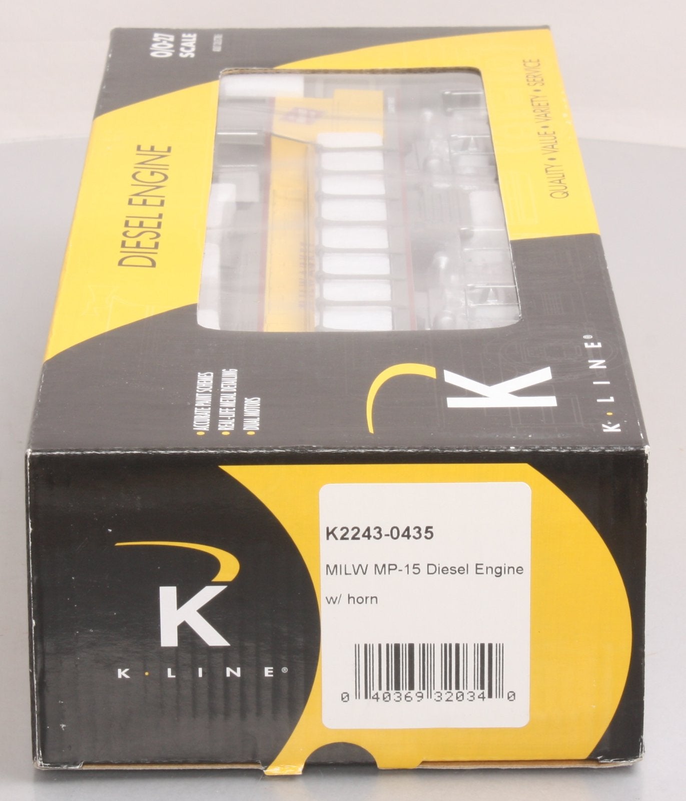 K-Line K2243-0435 O Milwaukee Diesel Locomotive with Horn #453 EX/Box