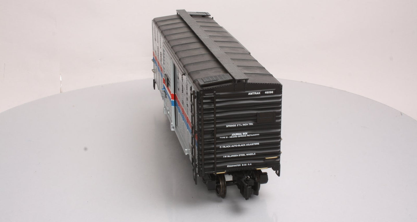 Aristo-Craft 46096 G Scale Amtrak Package & Express Steel Boxcar - Metal Wheels LN/Box