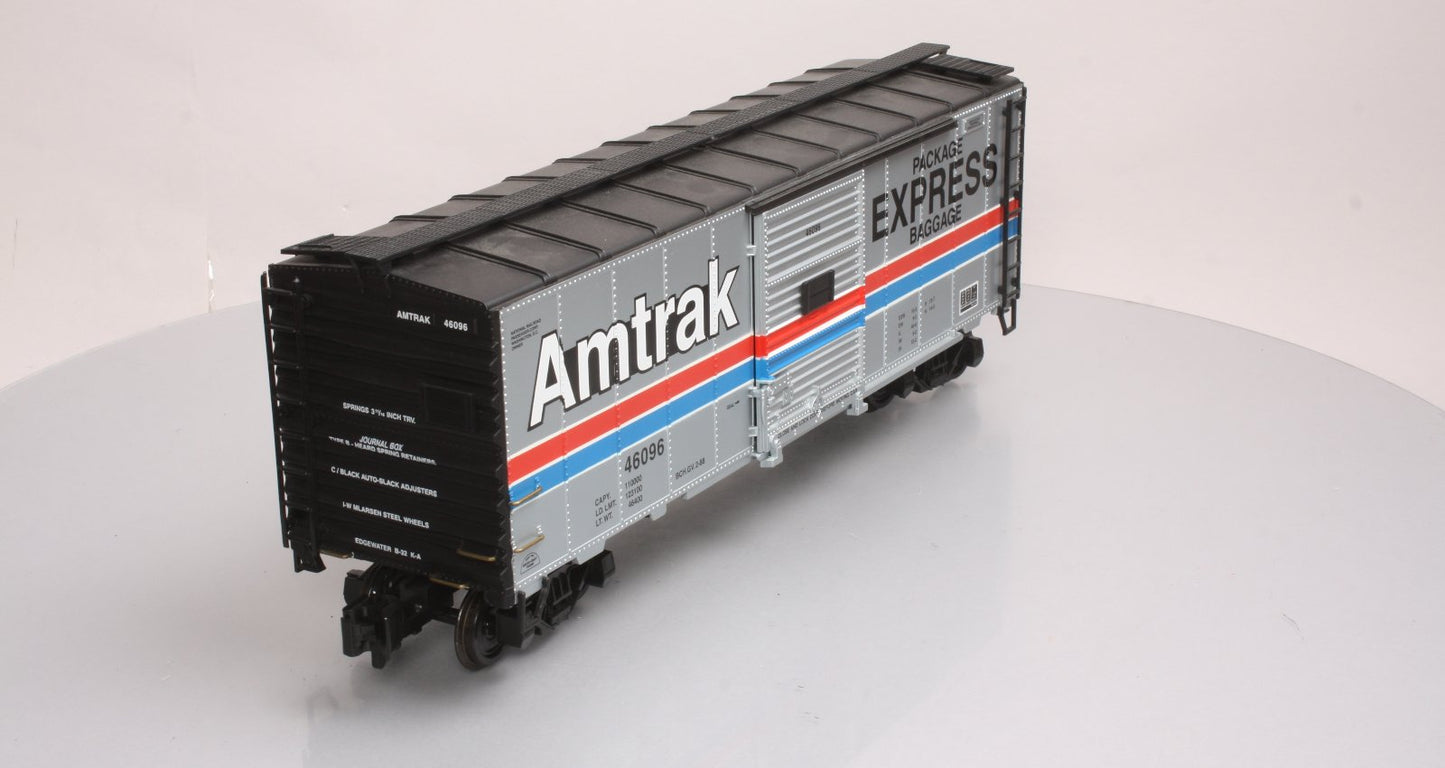 Aristo-Craft 46096 G Scale Amtrak Package & Express Steel Boxcar - Metal Wheels LN/Box