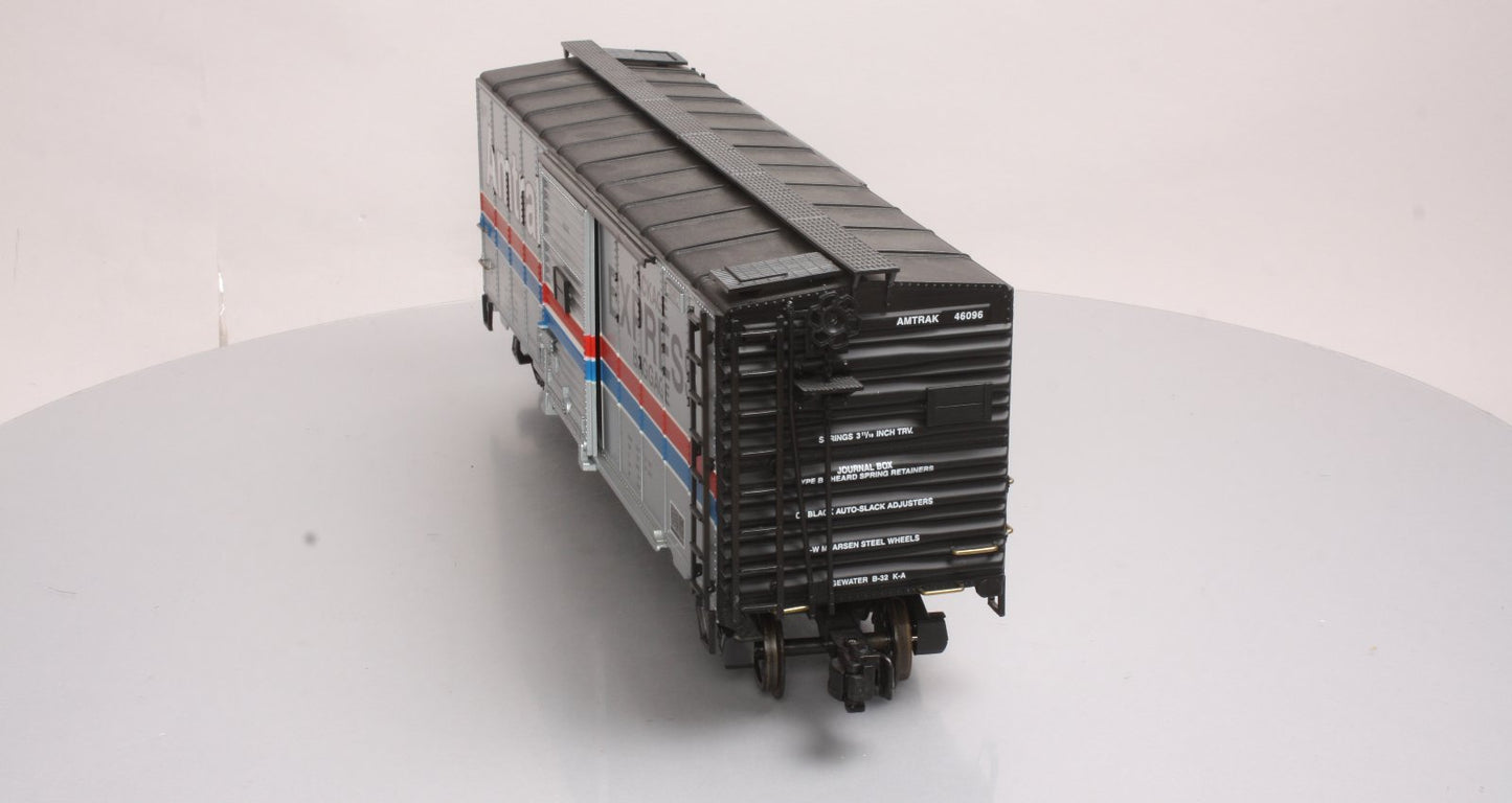 Aristo-Craft 46096 G Scale Amtrak Package & Express Steel Boxcar - Metal Wheels LN/Box