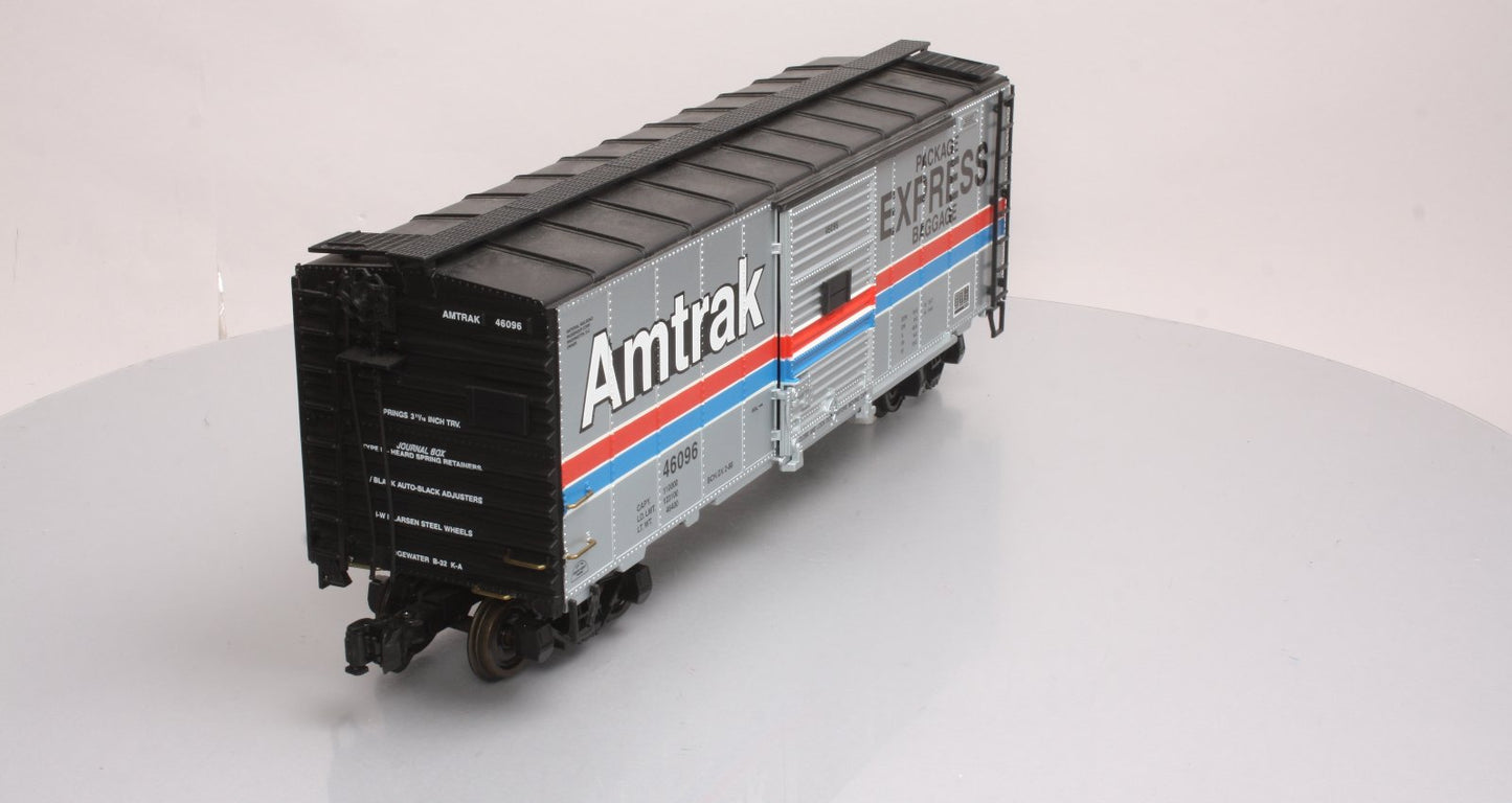 Aristo-Craft 46096 G Scale Amtrak Package & Express Steel Boxcar - Metal Wheels LN/Box