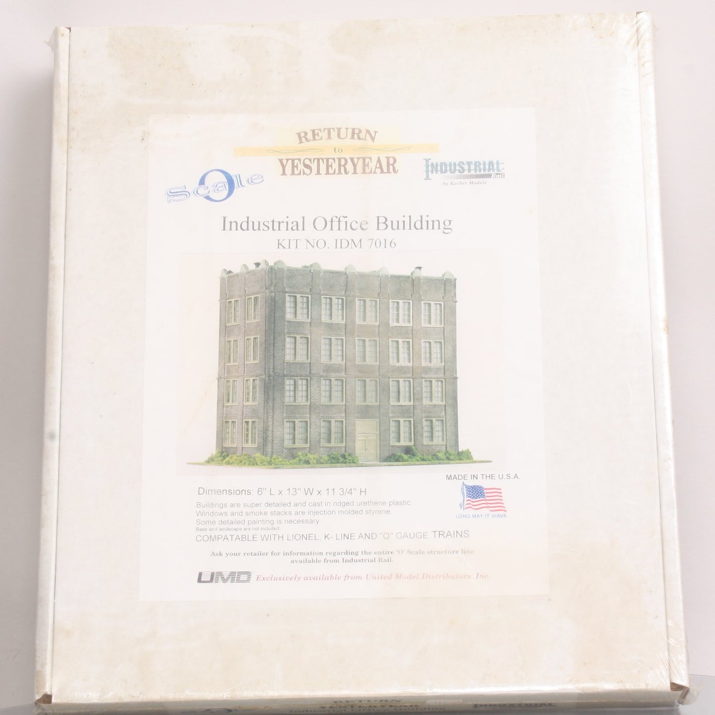 Korber 7016 O Scale Industrial Office Building Kit