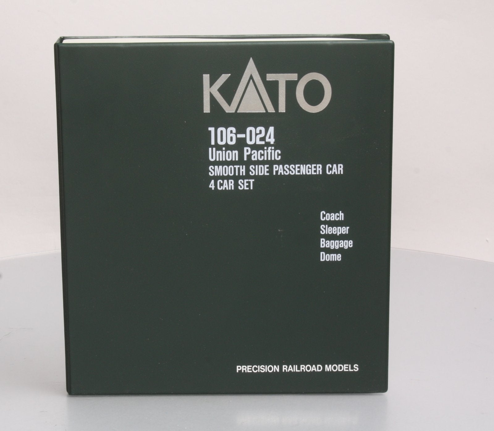 Kato 106-024 N Scale Union Pacific Smooth-Side 4-Car Passenger Set LN/Box