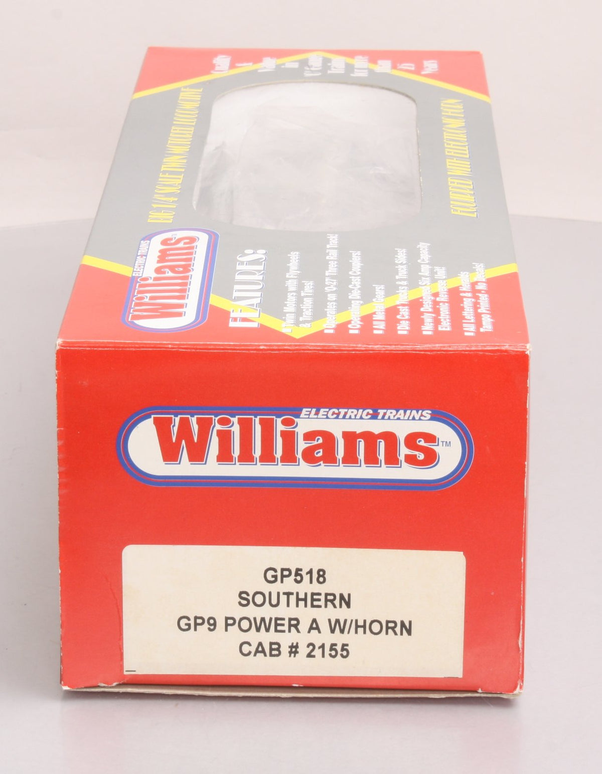 Williams GP518 O Gauge Southern GP-9 Diesel Loco #2155 MT/Box