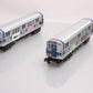 MTH 30-2391-3 O MTA - Graffiti R-17 Subway Add-On Non Powered Set (Set of 2) LN/Box