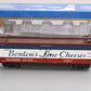 Atlas 7704-2 O Borden's Fine Cheese 40' Woodside Reefer Car #85353 (2-Rail) NIB