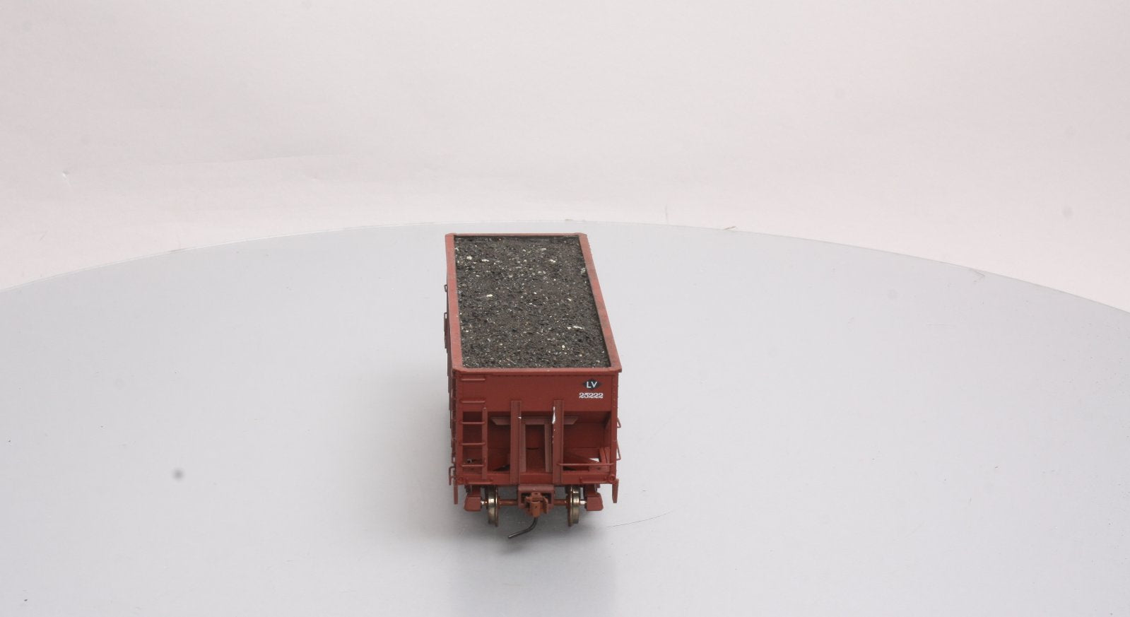 Atlas 7758-3 O Scale Lehigh Valley 55-Ton Fishbelly Hopper Car #25222 (2 Rail) EX/Box