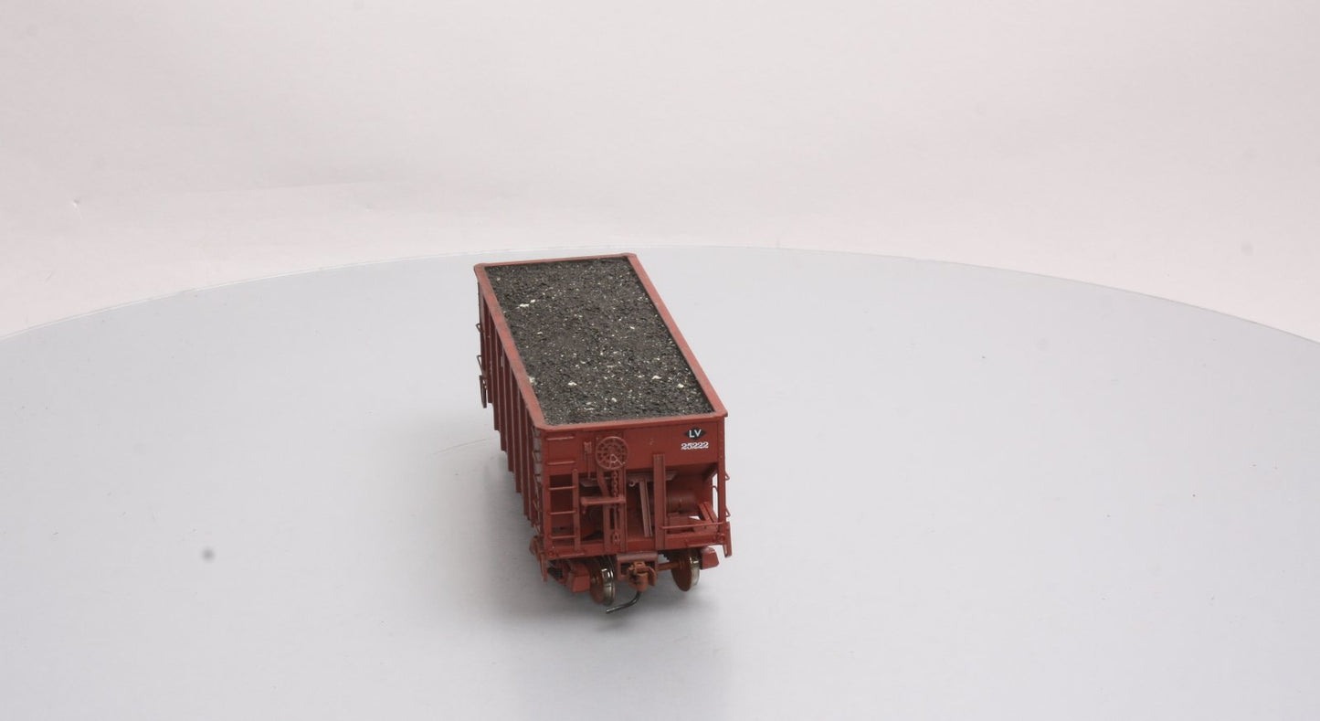 Atlas 7758-3 O Scale Lehigh Valley 55-Ton Fishbelly Hopper Car #25222 (2 Rail) EX/Box