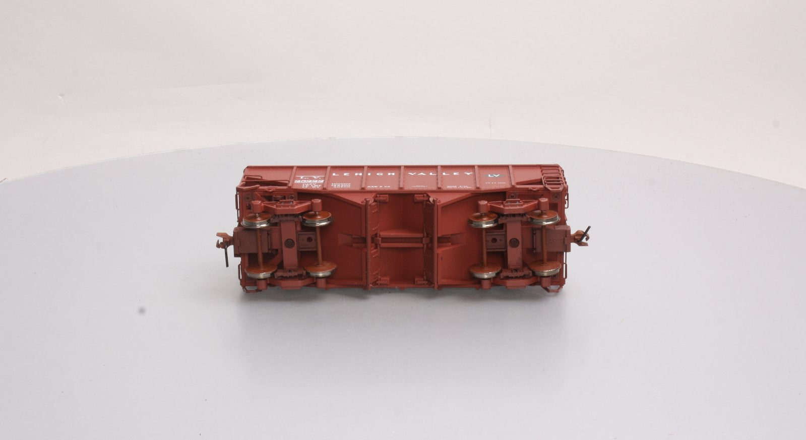 Atlas 7758-3 O Scale Lehigh Valley 55-Ton Fishbelly Hopper Car #25222 (2 Rail) EX/Box