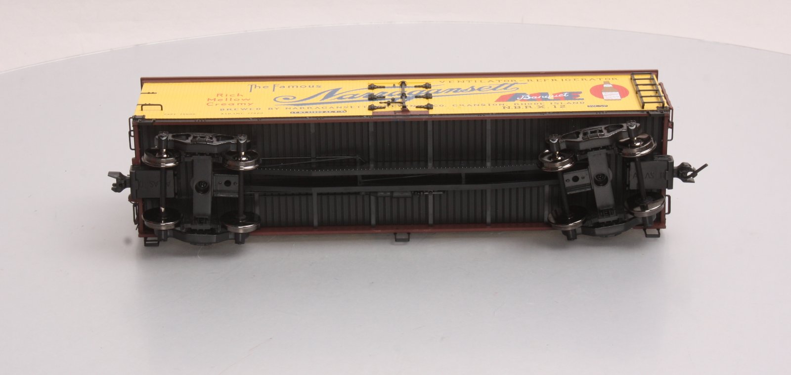 Atlas 7722-2 Narragansett Banquet Ale 40' Woodside Reefer #12 - 2 Rail LN/Box