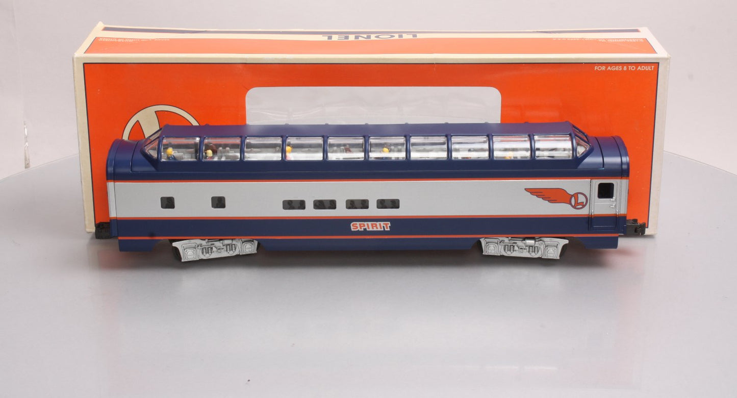 Lionel 6-39112 O Gauge Train of the Century Spirit Full Vista Dome #3 (Spirit) LN/Box