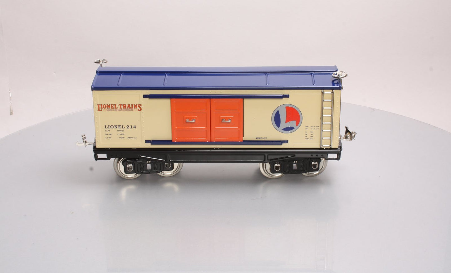 MTH 11-30133 Standard Gauge Box Car #214 NIB